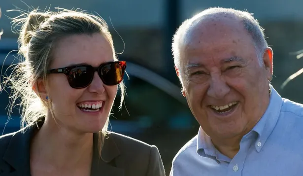 Amancio Ortega junto a su hija Marta Ortega, nueva presidenta de Inditex