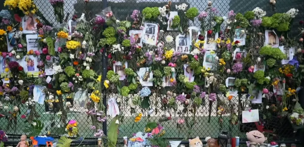 Familiares esperan por noticias de los desaparecidos tras el derrumbe del edificio