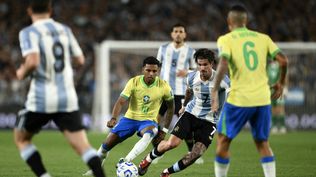 Rodrygo de Brasil y Rodrigo De Paul de Argentina por las Eliminatorias