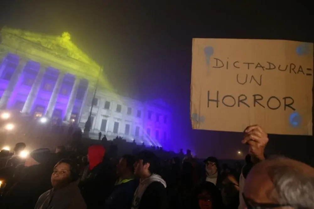 Manifestación por los 50 años del Golpe de Estado.