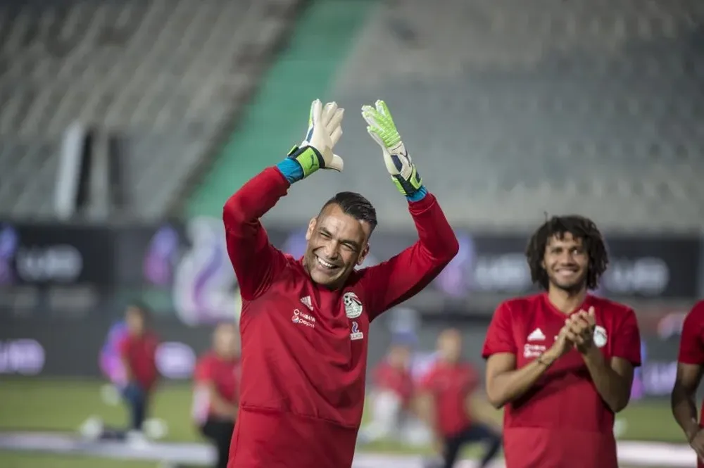 El-Hadary, golero de la selección egipcia