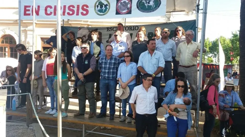 La tribuna de la Expo San José en el cierre con oratoria del domingo pasado