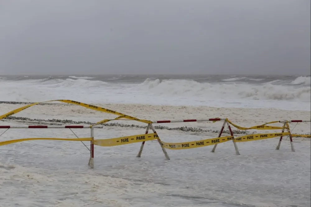 Archivo. El ciclón subtropical de mayo derrumbó cuatro viviendas en Valizas, también municipio de Castillos