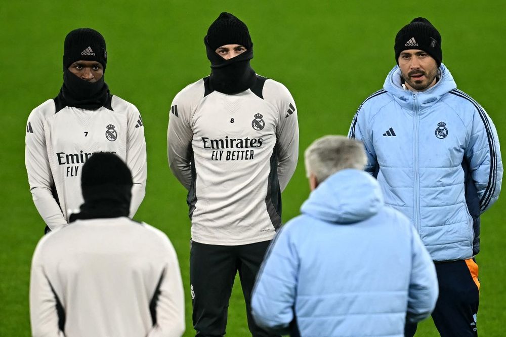 Vinicius Junior y Federico Valverde en el Etihad