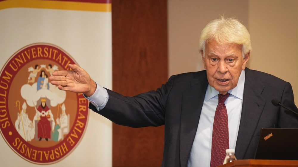 Felipe González, expresidente del Gobierno español