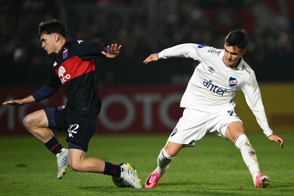 Verón Luppi puso la asistencia para el gol de Maxi Silvera