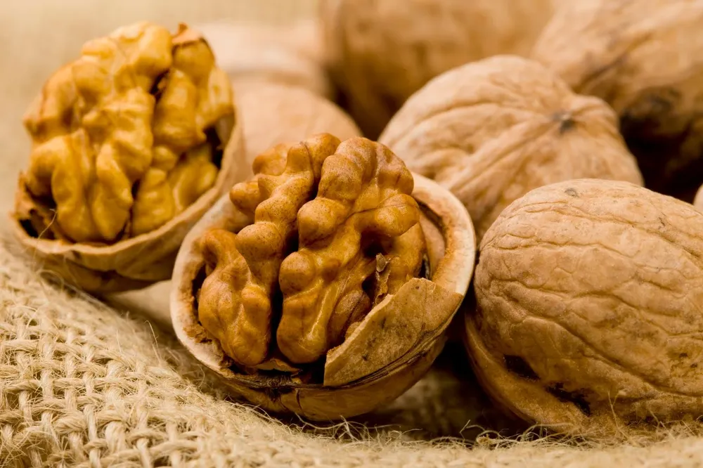 Nueces: colesterol El ácido linolénico alfa es un tipo de omega-3 contenido en las nueces, que se asocia con la reducción de la inflamación. Su consumo también brinda una mayor elasticidad de los vasos sanguíneos.