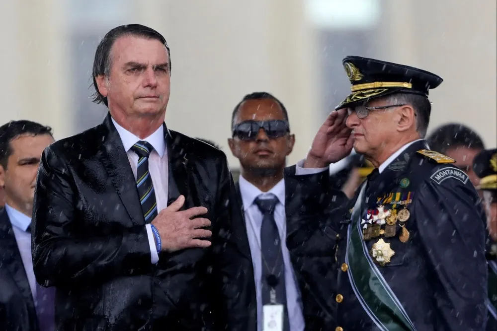 Jair Bolsonaro con Edson Pujol