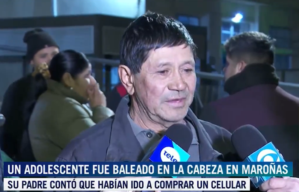 Padre del joven que fue a comprar un celular y resultó baleado en la cabeza