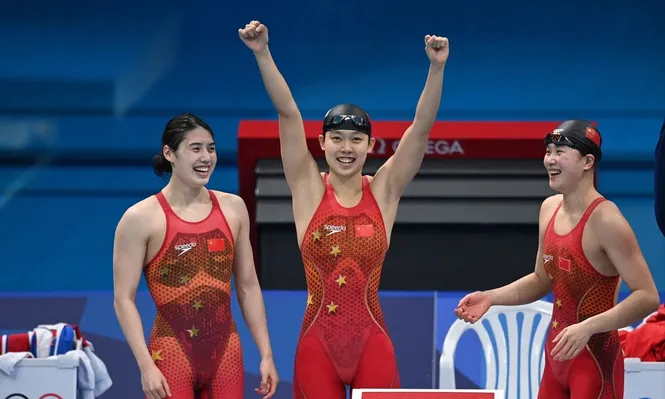Nadadoras chinas en Tokyo 2021