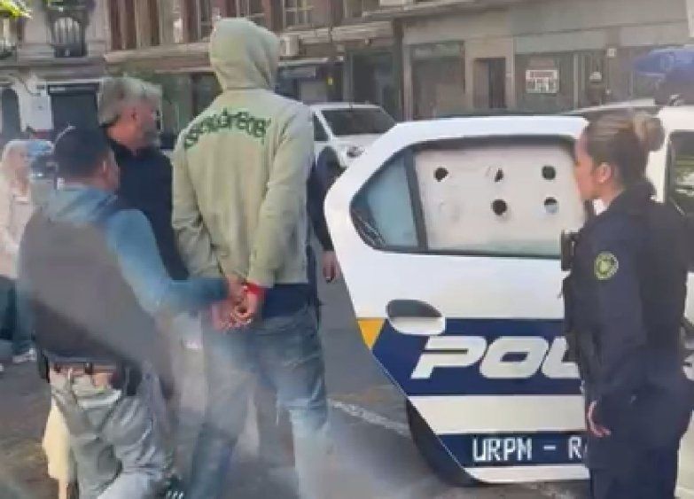 Detención de delincuentes que estaban atrincherados en el centro de Montevideo
