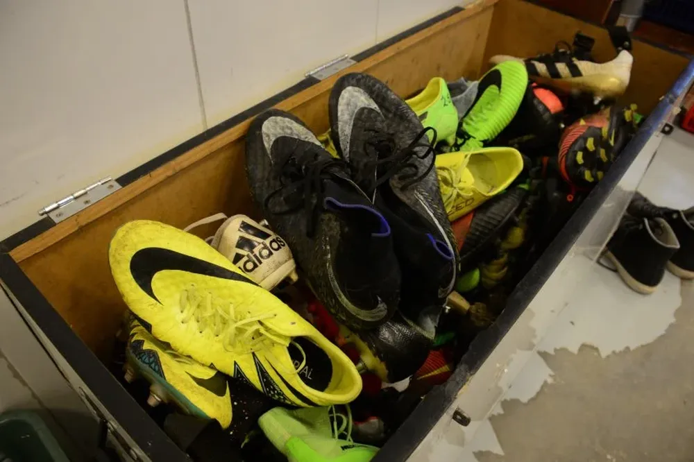 Los zapatos de los jugadores danubianos