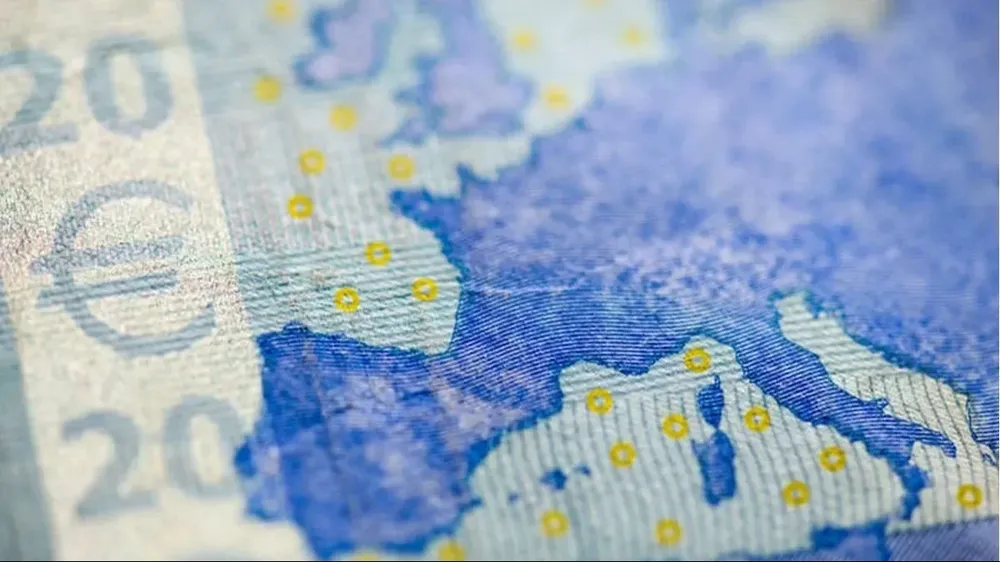 La inflación en la eurozona se moderó.