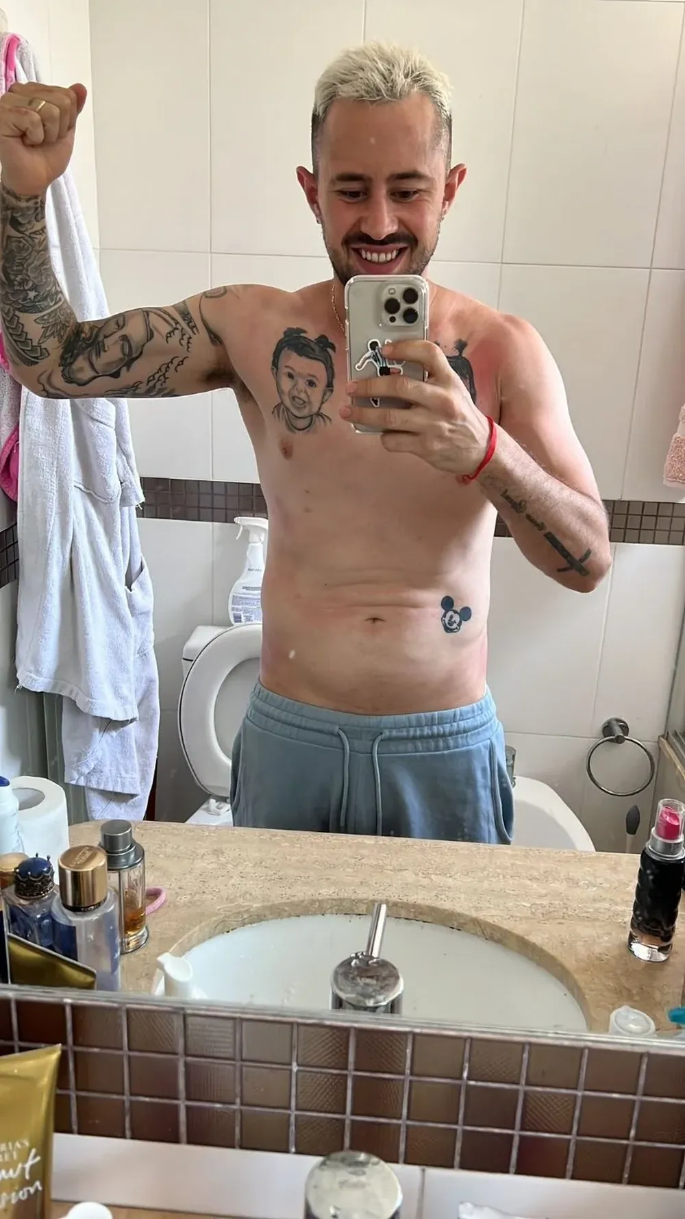 La foto que subió Rodrigo Amaral, quien pasó a The Strongest