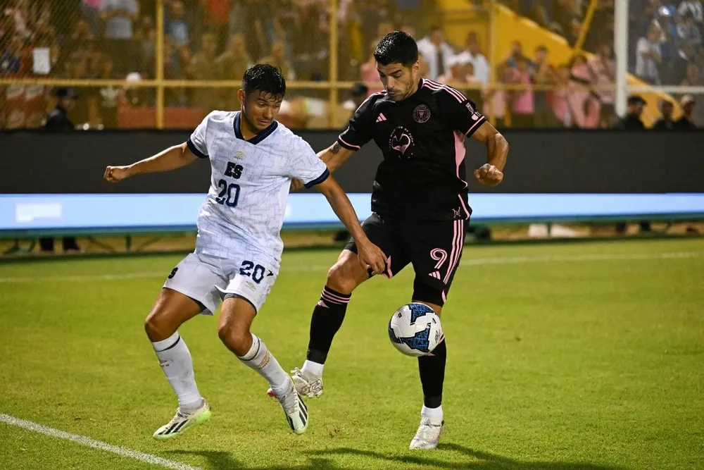 Luis Suárez en su debut en Inter Miami contra El Salvador