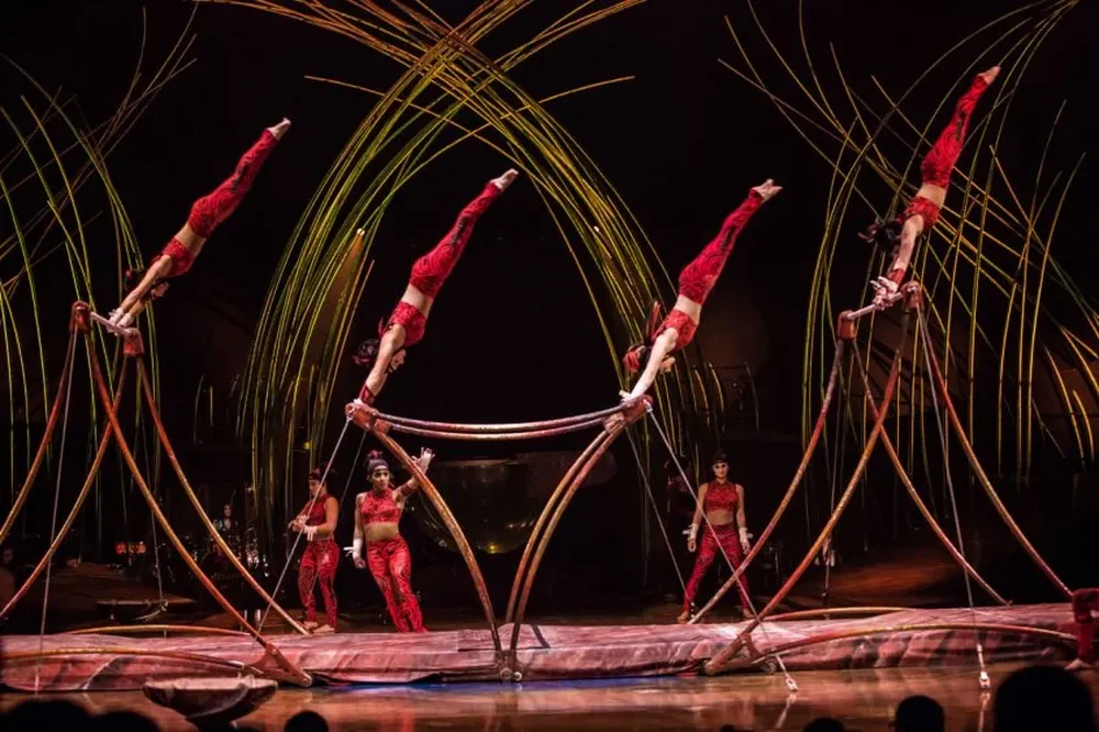 El equipo de Amaluna está compuesto por 110 personas, entre artistas y técnicos