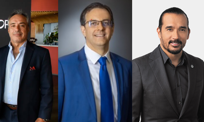 Alejandro Ruibal, Alexandre Carreteiro y Stephan Gratziani