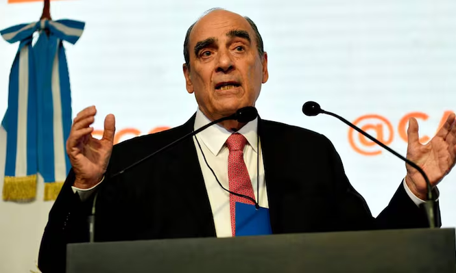 Guillermo Francos asistió a la manifestación a favor de Corina Machado