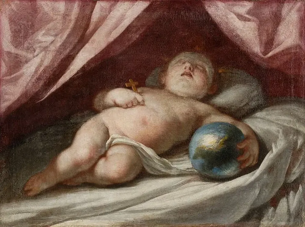 La imagen del Niño Jesús, pintura de Antonio Palomino.