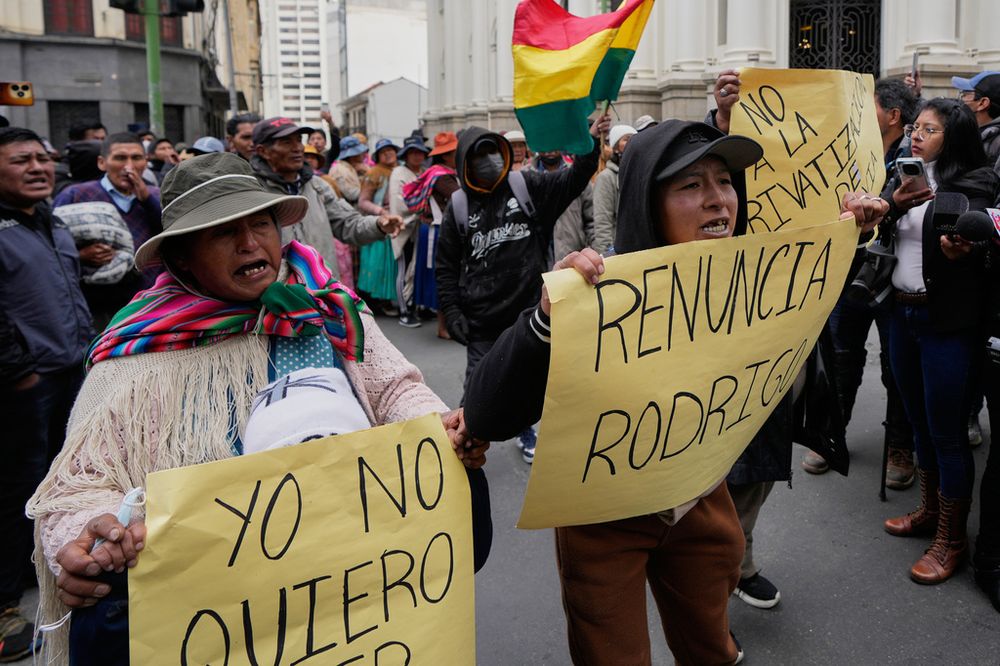 Bolivia -protestas - 25-5-26 - AP