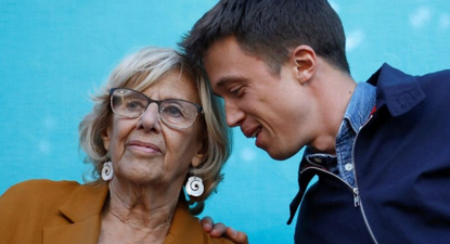 Manuela Carmena e Iñigo Errejón