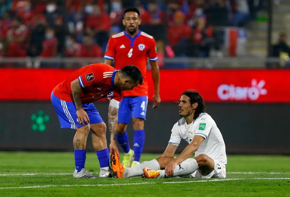 Frente a Chile se lesionó a los 23 minutos