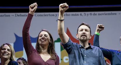 Pablo Iglesias e Irene Montero