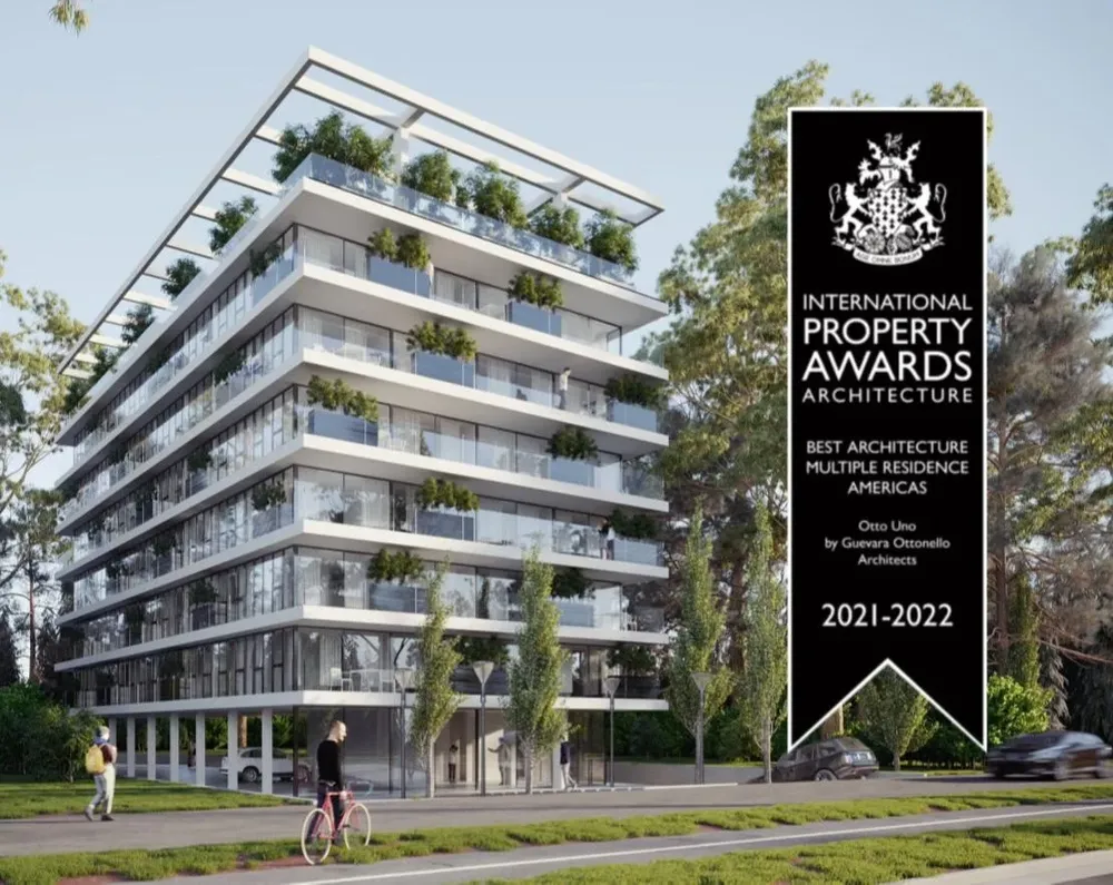 Otto Uno está ubicado sobre la avenida Roosevelt, en Punta del Este (render)