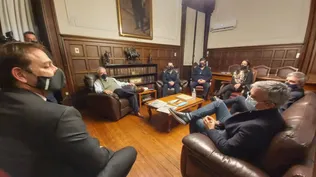 Ruglio y Decurnex en el Ministerio del Interior
