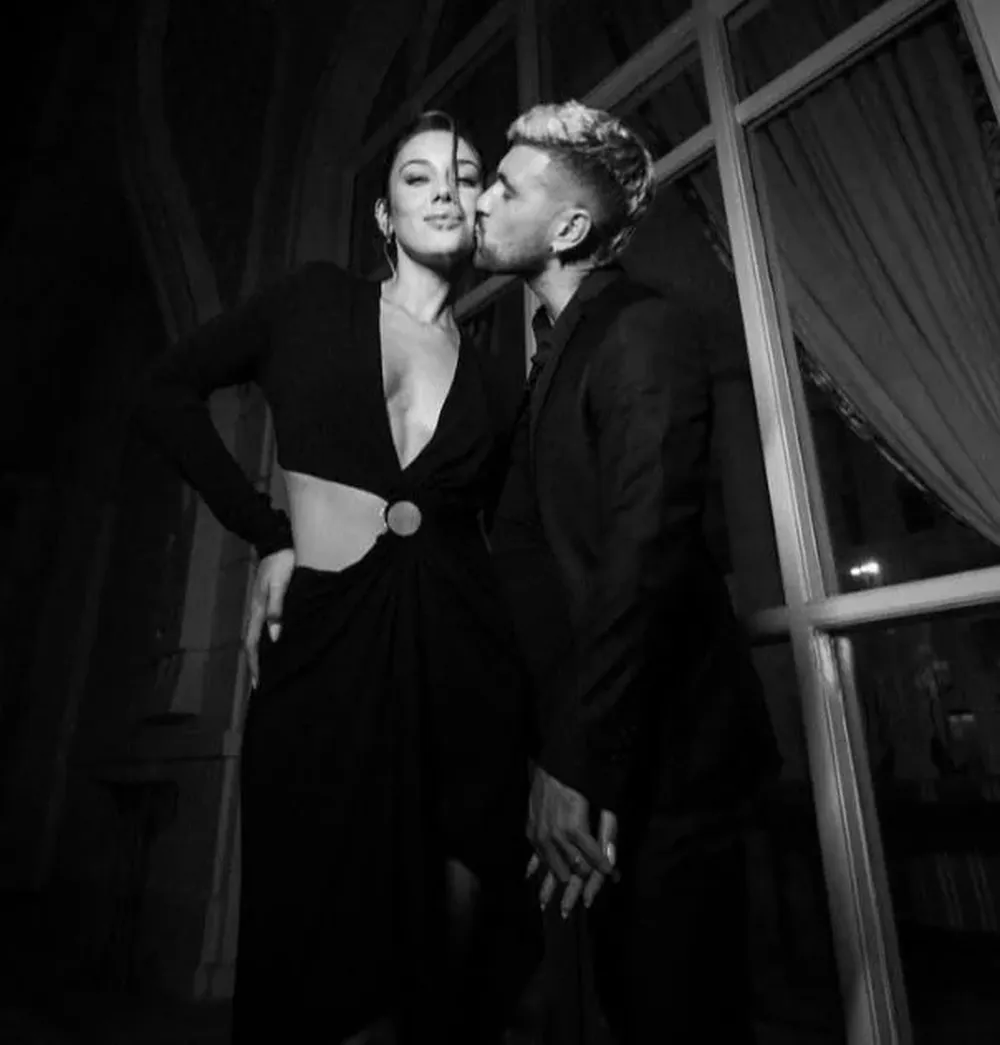 Giorgian De Arrascaeta y su pareja Camila Bastiani
