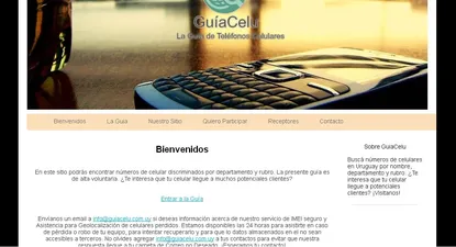 La guía de celulares que contacta a empresas y profesionales