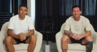 Luis Suárez y Lionel Messi anuncian el Deportivo LSM