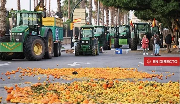Tractorada en Sevilla