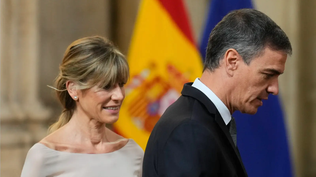 Begoña Gómez y Pedro Sánchez