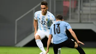 Lautaro Martínez y Giovanni González