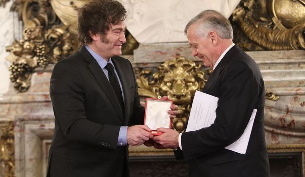 Javier Milei sostuvo que la economía argentina crece al 10%