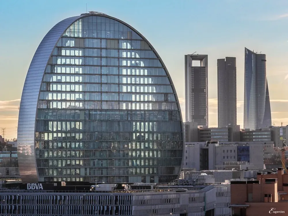 La sede del BBVA en Madrid