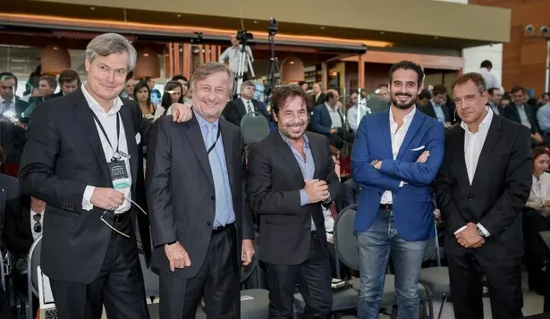 Gunter Pauli, Cristiano Rattazzi, Ricky Sarkany, Andrés Contreras y Daniel Hadad