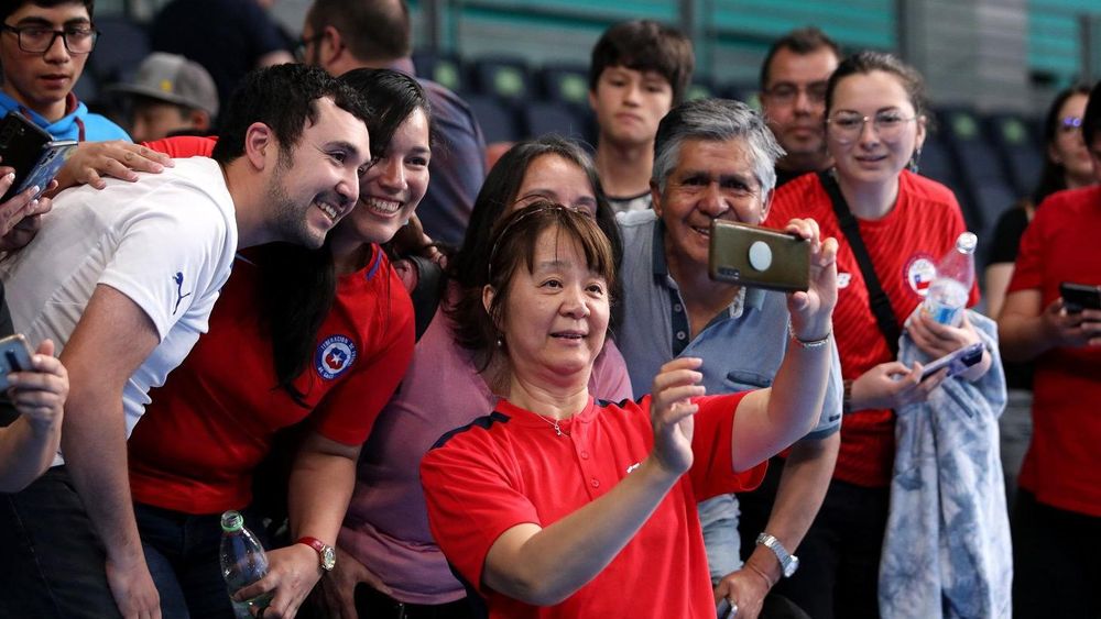 La deportista es muy popular entre los chilenos, quienes la llaman la "tía Tania".