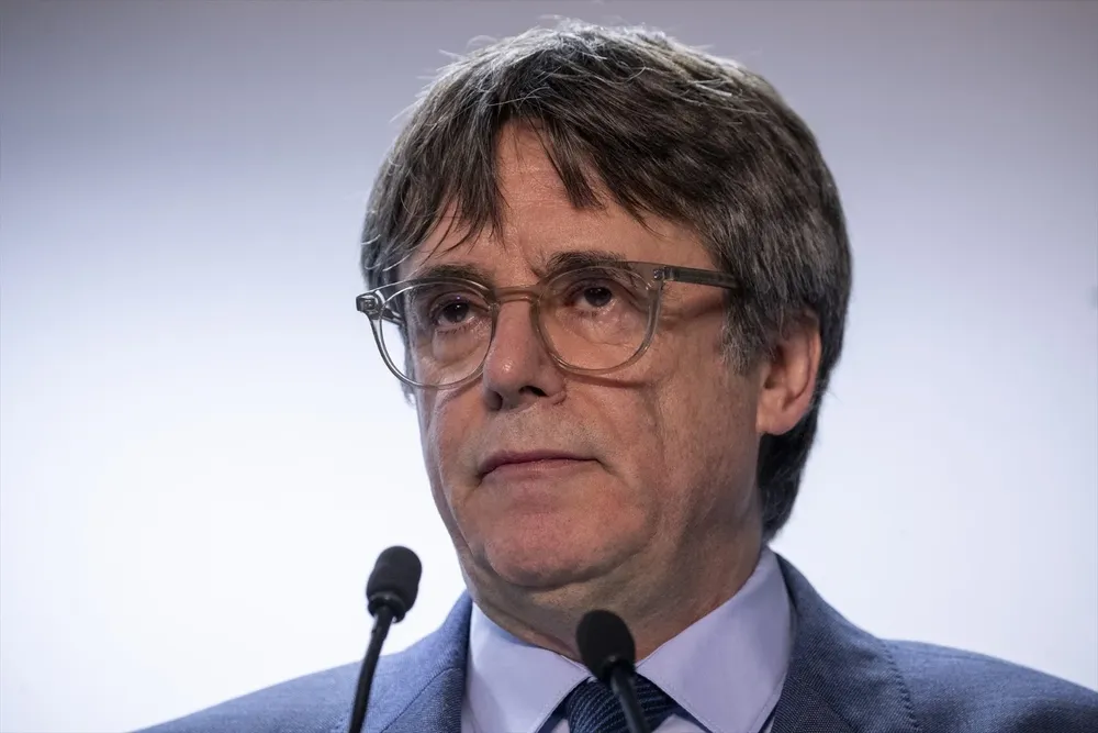 El expresidente de la Generalitat y eurodiputado de Junts, Carles Puigdemont.