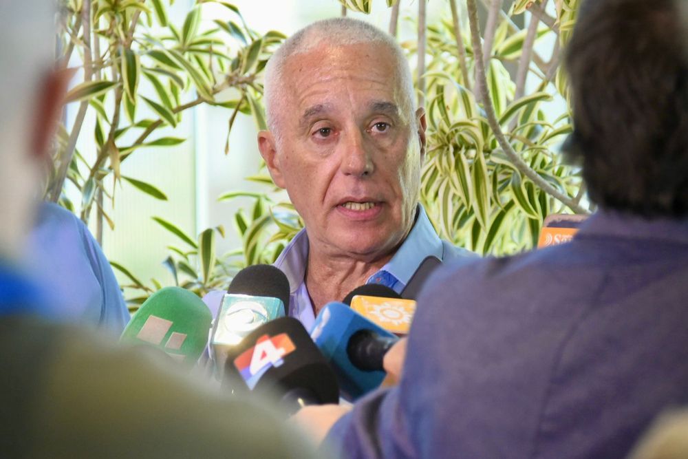 Carlos Negro durante una rueda de prensa