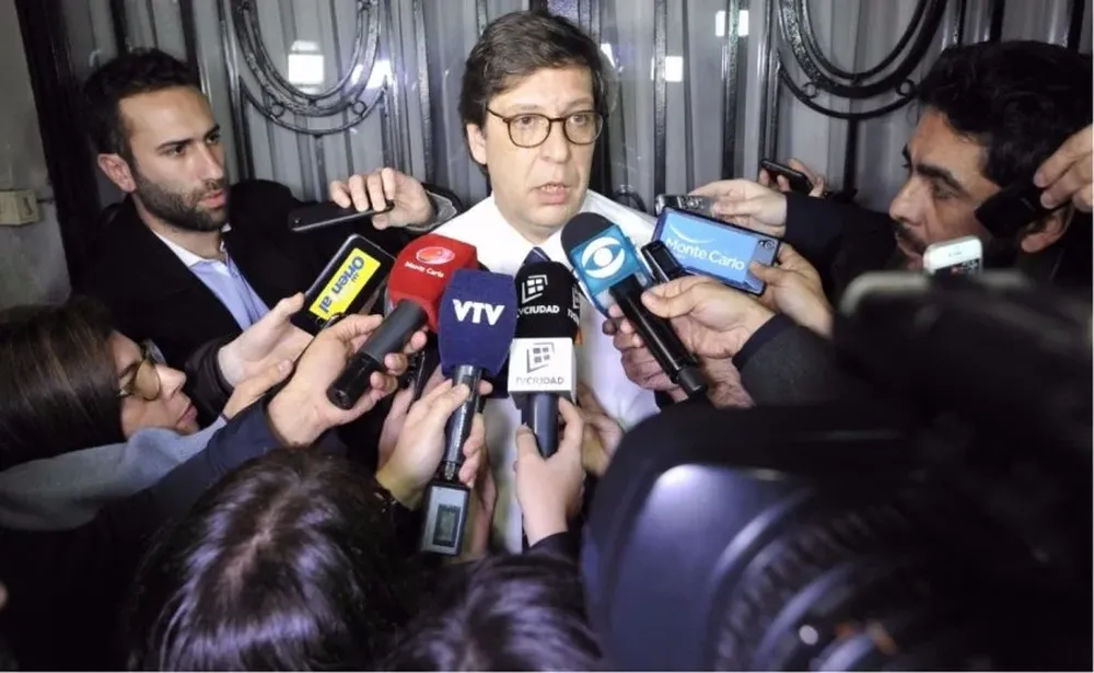Javier Miranda, presidente del Frente Amplio