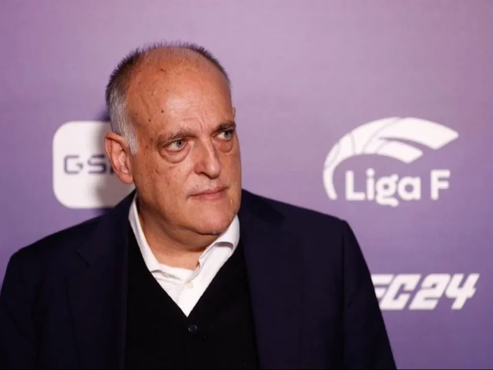 Javier Tebas contestó al presidente del Real Madrid, Florentino Pérez.&nbsp;