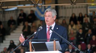 Nicolás Pino, presidente de la Sociedad Rural Argentina