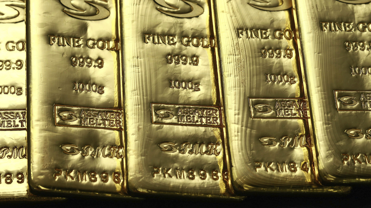 El oro supera por primera vez los 4.100 dólares como refugio de la ...