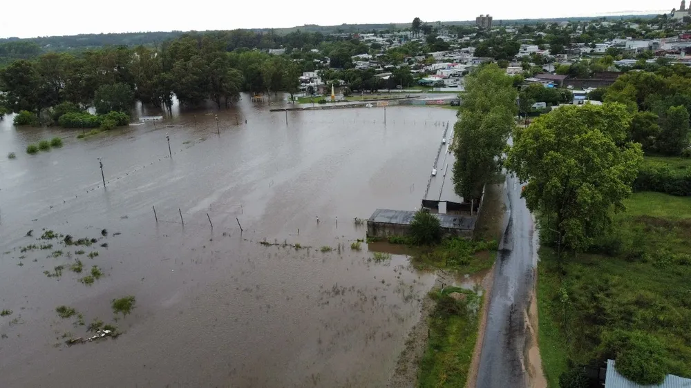 Vista aérea de la ciudad de Florida el pasado viernes