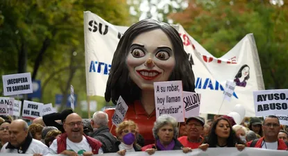 Movilizaciones en Madrid