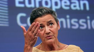 La vicepresidenta del Ejecutivo comunitario, Margrethe Vestager.