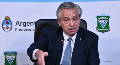 Alberto Fernández, presidente de la Argentina