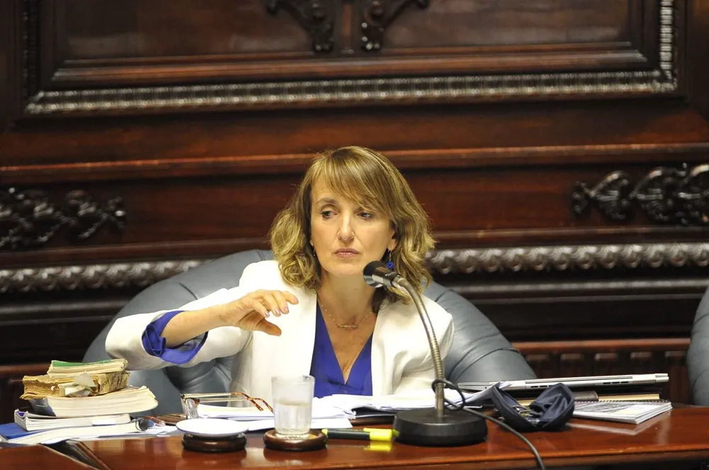 Carmen Asiaín, senadora del Partido Nacional.